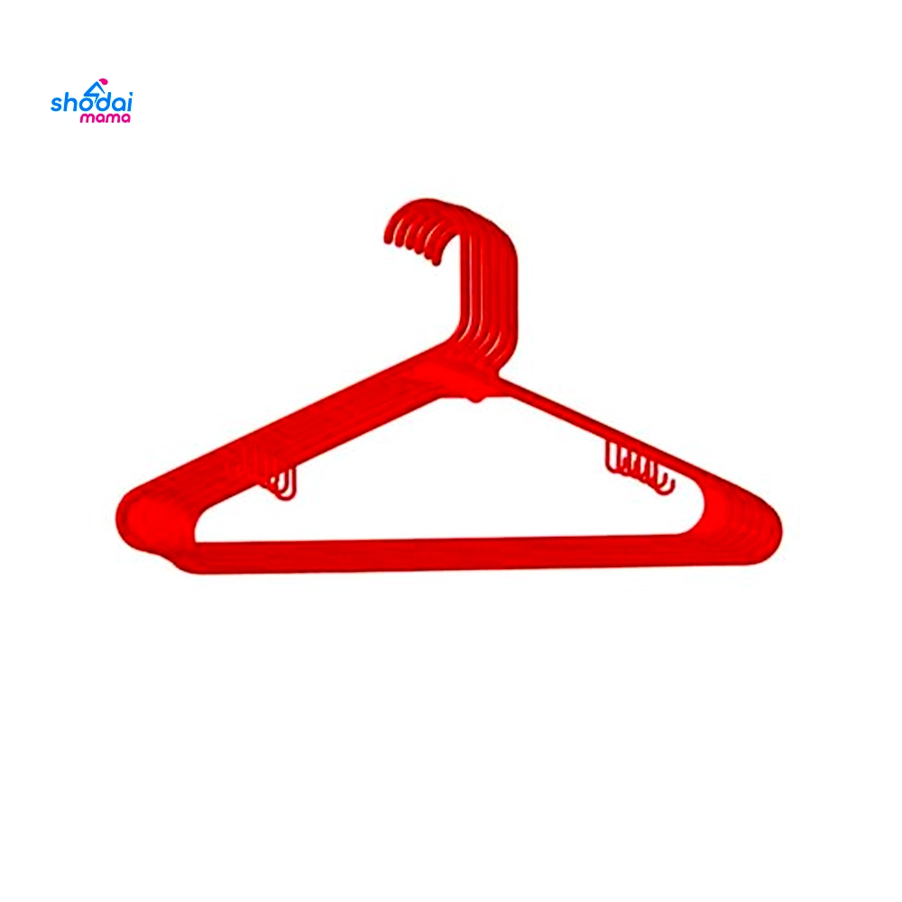 RFL Stylish Shirt Hanger 06pcs Set - Red